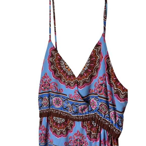 Umgee Babydoll Y2K Style Maxi Dress Adjustable Strap Size Medium Fairy Boho - Picture 5 of 13